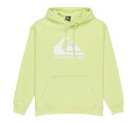 (S, Shadow Lime) Quiksilver Mens Big Logo Hoodie Sweatshirt