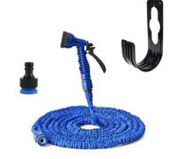 S SHAM®100FT Expandable Garden Hose Pipe - Flexible Expanding Magic Hose with 3/4", 1/2" Fittings,30mtr Garden Hose with 7 Function Spray Nozzle