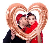 S/Shape Frame Heart Rose Gold 80 x 70 cm