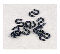 S-Shape Nylon Cable Clip 50Pcs for Bike Brake Line | Ergonomic S-shape design, secure fastening, fits brake lines, shift cables, hydraulic tubes, 50pcs pack(50)