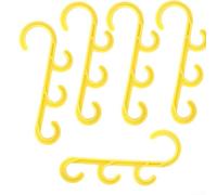 S Shape Triple Hook Cable Hanger for Industrial Wire Organization in Construction For Mining Tunnel Projects with PVC Insulation Layer