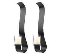 S Shape Wall Holder Rusts Resistant Iron Candlestick for Dining Room Atmospheres Suitable for Various Styles Elegant Holder