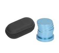 S Shaped Coin Rotating Toy Aluminum Alloy Stress Relief Fidget Spinner for Office Workers Students ADHD Anxiety Relief Desk Gadget 1.3 x 1.4 Inches (Blue)