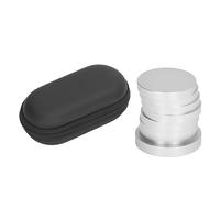 S Shaped Coin Rotating Toy Aluminum Alloy Stress Relief Fidget Spinner for Office Workers Students ADHD Anxiety Relief Desk Gadget 1.3 x 1.4 Inches (Silver)