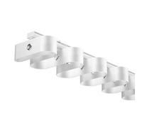 S-shaped Wavy Curtain Track, Heavy-Duty Aluminum Alloy Single Rails, Room Divider Rod For Home/Office, Ceiling Or Wall Mount, Easy To Install Shower Curtains Room Divider(200CM(6.6FT))