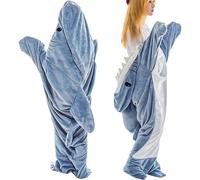 (S) Shark Blanket Office Nap High Quality Shawl Blanket For Children Adult Shark Sleeping Bag Pajamas For Family