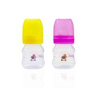 S Shield Baby Classic Feedeing Bottle with Silicone and Slow-Flow Nipple with Travel Caps, Made with Polypropylene and BPA Free, 0 + Months, Newborn and Infant Bottles (2 Packs) 2 Ounce