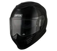 (S) Simpson Venom Solid ECE 22.06 Full Face Helmet Gloss Black