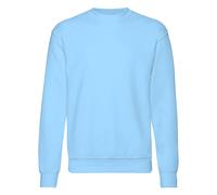Set-In Belcoro Yarn Sweatshirt Fruit Of The Loom Light Blue S
