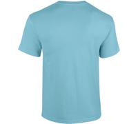 (S, Sky) Gildan Mens Heavy Cotton Short Sleeve T-Shirt
