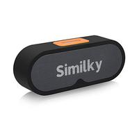 S SMAZINSTAR Bluetooth Speaker Wireless, Wireless Portable Speaker, Big Magicbox 20W Loud With Bass Enhancement, Build-In Mic For Hands-Free, 42H Play Home, s, BBQ, Travel (Black Round)