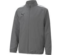 (S, Smoked Grey/White) Puma Childrens/Kids TeamLIGA Sideline Lightweight Tracksuit Top