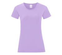 (S, Soft Lavender) Fruit Of The Loom Womens/Ladies Iconic T-Shirt
