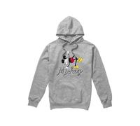 (S, Sport Heather) Disney Mens Funky Dance Mickey Mouse Mickey Mouse Hoodie