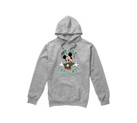(S, Sport Heather) Disney Mens Mickey Mouse Christmas Sweater Hoodie
