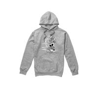 (S, Sport Heather) Disney Mens Mickey Mouse Geometric Shapes Hoodie