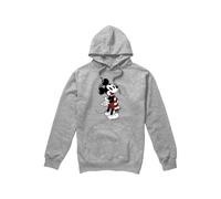 (S, Sport Heather) Disney Mens Mickey Mouse Scarf Christmas Hoodie