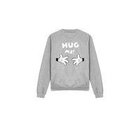 (S, Sport Heather) Disney Unisex Adult Hug Me Mickey Mouse Valentine's Day Sweatshirt