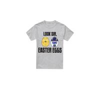 (S, Sport Heather) Star Wars Mens Look Sir, Easter Eggs T-Shirt