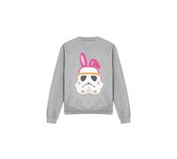 (S, Sport Heather) Star Wars Unisex Adult Easter Bunny Stormtrooper Sweatshirt