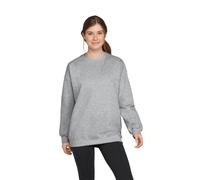 (S, Sports Grey) Gildan Unisex Adult Softstyle Midweight Crew Neck Fleece Top