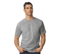(S, Sports Grey) Gildan Unisex Adult Softstyle Midweight T-Shirt