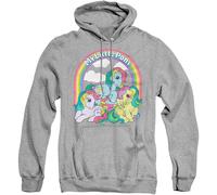 (S, Sports Grey) My Little Pony Womens/Ladies Under The Rainbow Heather Hoodie