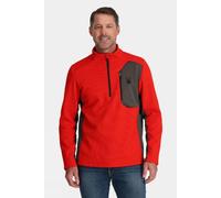 Spyder - Half-zip Fleece - Bandit 1/2 Zip Volcano for Men - Size S - Red Red