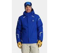 S Spyder Mens Copper Ski Jacket Bright Blue Size