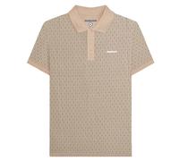 (S, Stone) Lambretta Mens AW24 Geometric Polo Shirt