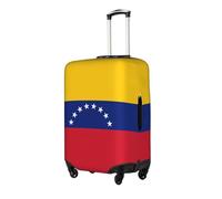 S Stylish Suitcase Cover Protector - Elastic Flag of Venezuela Print Luggage Travel Accessories, Stretch Baggage