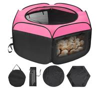 S SUPSCREWS Chicken Brooder Box for Chick Starter Kit,Portable Chick Brooder Pen/Chicken Playpen/Baby Chicken Supplies Brooder Box/Chicken Tent Up to 15 Baby Chick, Duck and Quail