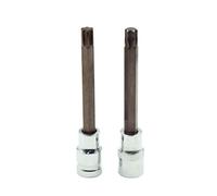 S SYDIEN 2Pcs T52 Torx Socket S2 Steel 125mm Length,1/2" Drive