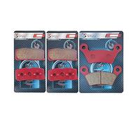 S SYUU Front and Rear Ceramic Brake Pad compatible with Can am Spyder RT/RT-S/RS/RS-S 10-12 FA474F FA473R
