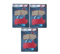 S SYUU Front and Rear Ceramic Brake Pad compatible with Harley Davidson Touring FLHXS Street Glide Special FLHTK/FLHTKL Electra Glide Ultra Limited Low 2015 2016 2017 2018 FA409FR