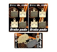 S SYUU Front Rear Brake Pads Compatible with 2007 2008 2009 2010 2011 2012 2013 Kawasaki Ninja ZX6R ZX600 Ninja ZX-6R ZX600R ZX600P Z1000, Front Rear Brake Pads Replacement Kits, FA417F FA192R