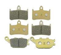 S SYUU Front Rear Brake Pads Compatible with Honda CBR900 RR CBR900RR CBR 900RR Fireblade 1992 1993 1994 1995 1996 1997 CB 900 F Hornet 919 2002-2007 VTR 1000 F Superhawk 1998-2005 FA187F FA174R