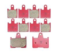 S SYUU Front Rear Ceramic Brake Pads Compatible with Kawasaki ZZR 1400 Ninja ZX14 ZX1400 Concours 14 ZG1400 GTR 1400 ABS 2008 2009 2010 2011 2012 2013-2016 ZX14R 2013 2014 2015 2016 FA417F FA254R