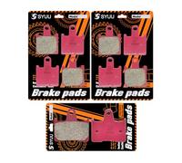 S SYUU Front Rear Ceramic Brake Pads Compatible with Kawasaki ZZR 1400 Ninja ZX14 ZX1400 Concours 14 ZG1400 GTR 1400 ABS 2008 2009 2010 2011 2012 2013-2016 ZX14R 2013 2014 2015 2016 FA417F FA254R