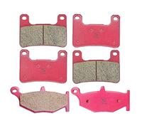 S SYUU Front Rear Ceramic Brake Pads Compatible with Suzuki GSXR750 GSXR600 K6/K7/K8/K9/L0 06-10 GSXR1000 K7/K8 07-08 GSX1300R Hayabusa 08-12 DL1000 Vstrom 14-20 DL1000XT Vstrom 18-20 FA379F FA419R