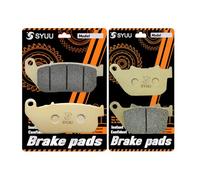S SYUU Motorcycle Front Rear Brake Pads Compatible with Harley Davidson XL 883 1200 Sportster 2004-2013 FA381F FA387R