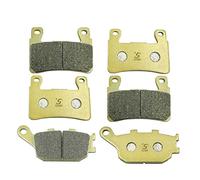 S SYUU Motorcycle Front Rear Brake Pads Compatible with Honda CBR600 CBR 600 F1 F2 F3 F4 F4i F5 F6 Sport 1999-2007 CBR900RR Fireblade 1998-2003 CBR954 RR 2002-2003 CBR929 RR 2000-2001, FA265F FA174R