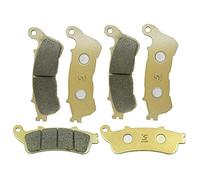 S SYUU Motorcycle Front Rear Brake Pads Compatible with Honda VFR 800 A 2006 2007-2013, ST 1300 A ST1300 A 2008 2009 2010 2011 2012 2013 NT700V Front Rear Brake Pads Replacement Kits, FA388F FA261R