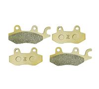S SYUU Motorcycle Front Rear Brake Pads Compatible with Kawasaki EX 250 R Ninja 250 R 2008-2012, EX 300 Ninja 300 2013-2016, EX 400 Ninja 400 Z 400 2018-2024, Z 250 SL 2015-2017, FA197F FA197R