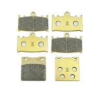 S SYUU Motorcycle Front Rear Brake Pads Compatible with Suzuki GSXR600 GSXR 600 1997 1998 1999 2000 20001 2002 2003, GSXR750 GSXR 750 2000-2003, TL 1000 S 1997-2001, FA158F FA063R