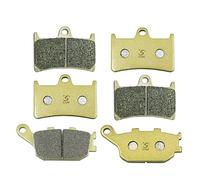 S SYUU Motorcycle Front Rear Brake Pads Compatible with Yamaha YZF R6 600 2003-2015 YZF R1 1000 2004-2006 FZ6 2007-2009 FA252F FA174R