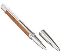 S.T. Dupont D-400676 "Defi" Leather Fountain Pen - Brown