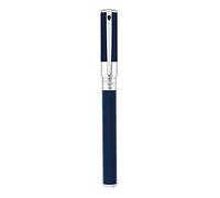 S.T. Dupont D-Initial Line - Writing Art - Palladium Finish and Lacquer Blue Chrome