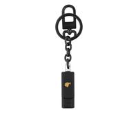 S.T. Dupont rectangular-shaped keyring - Black One Size