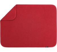 S&T INC. Absorbent, Reversible XL Microfiber Dish Drying Mat for Kitchen, 18 Inch x 24 Inch, Racer Red